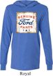Mens Ford Shirt Distressed Genuine Ford Parts Lightweight Hoodie Tee