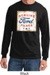 Mens Ford Shirt Distressed Genuine Ford Parts Long Sleeve Tee T-Shirt