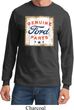 Mens Ford Shirt Distressed Genuine Ford Parts Long Sleeve Tee T-Shirt