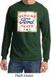 Mens Ford Shirt Distressed Genuine Ford Parts Long Sleeve Tee T-Shirt