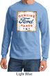 Mens Ford Shirt Distressed Genuine Ford Parts Long Sleeve Tee T-Shirt