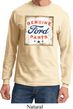 Mens Ford Shirt Distressed Genuine Ford Parts Long Sleeve Tee T-Shirt