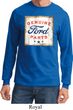 Mens Ford Shirt Distressed Genuine Ford Parts Long Sleeve Tee T-Shirt