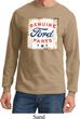 Mens Ford Shirt Distressed Genuine Ford Parts Long Sleeve Tee T-Shirt