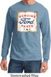 Mens Ford Shirt Distressed Genuine Ford Parts Long Sleeve Tee T-Shirt