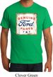 Mens Ford Shirt Distressed Genuine Ford Parts Organic Tee T-Shirt