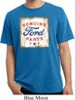 Mens Ford Shirt Distressed Genuine Ford Parts Pigment Dyed Tee T-Shirt
