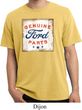 Mens Ford Shirt Distressed Genuine Ford Parts Pigment Dyed Tee T-Shirt