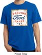 Mens Ford Shirt Distressed Genuine Ford Parts Pigment Dyed Tee T-Shirt
