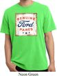 Mens Ford Shirt Distressed Genuine Ford Parts Pigment Dyed Tee T-Shirt