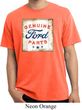 Mens Ford Shirt Distressed Genuine Ford Parts Pigment Dyed Tee T-Shirt