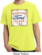 Mens Ford Shirt Distressed Genuine Ford Parts Pigment Dyed Tee T-Shirt