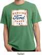 Mens Ford Shirt Distressed Genuine Ford Parts Pigment Dyed Tee T-Shirt