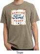 Mens Ford Shirt Distressed Genuine Ford Parts Pigment Dyed Tee T-Shirt