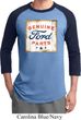 Mens Ford Shirt Distressed Genuine Ford Parts Raglan Tee T-Shirt