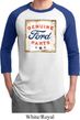 Mens Ford Shirt Distressed Genuine Ford Parts Raglan Tee T-Shirt