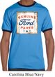 Mens Ford Shirt Distressed Genuine Ford Parts Ringer Tee T-Shirt