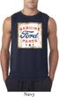 Mens Ford Shirt Distressed Genuine Ford Parts Sleeveless Tee T-Shirt