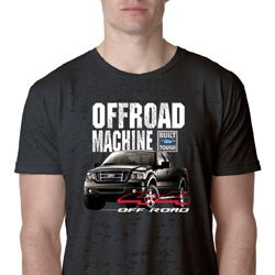 Mens Ford Shirt F-150 4X4 Off Road Machine Burnout Shirt