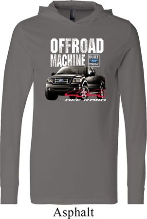 Mens Ford Shirt F-150 4X4 Off Road Machine Lightweight Hoodie Tee