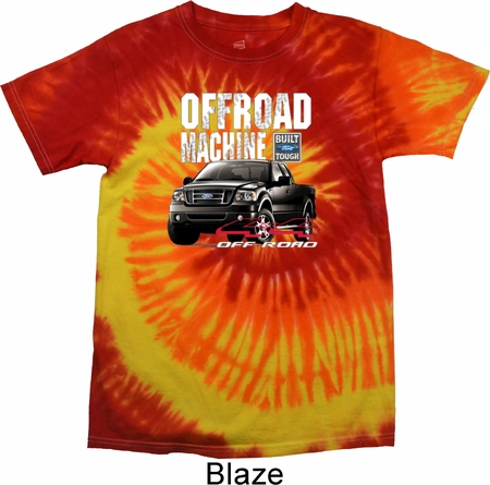 Mens Ford Shirt F-150 4X4 Off Road Machine Tie Dye Shirt