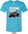 Mens Ford Shirt F-150 4X4 Off Road Machine Tri Blend V-neck Shirt