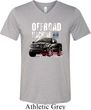 Mens Ford Shirt F-150 4X4 Off Road Machine Tri Blend V-neck Shirt