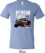 Mens Ford Shirt F-150 4X4 Off Road Machine Tri Blend V-neck Shirt