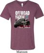 Mens Ford Shirt F-150 4X4 Off Road Machine Tri Blend V-neck Shirt