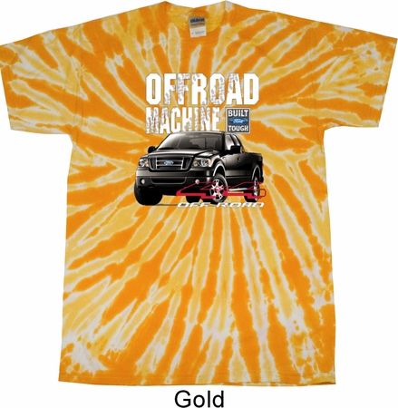 Mens Ford Shirt F-150 4X4 Off Road Machine Twist Tie Dye Shirt