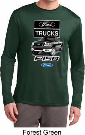 Mens Ford Shirt F-150 Truck Dry Wicking Long Sleeve Shirt