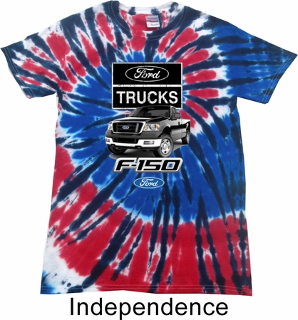 Mens Ford Shirt F-150 Truck Patriotic Tie Dye Shirt