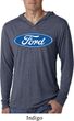 Mens Ford Shirt Ford Oval Lightweight Hoodie Tee T-Shirt
