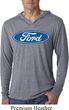 Mens Ford Shirt Ford Oval Lightweight Hoodie Tee T-Shirt