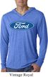 Mens Ford Shirt Ford Oval Lightweight Hoodie Tee T-Shirt