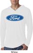 Mens Ford Shirt Ford Oval Lightweight Hoodie Tee T-Shirt