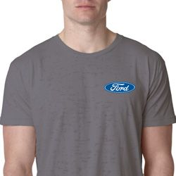 Mens Ford Shirt Ford Oval Pocket Print Burnout Tee T-Shirt Mens Ford Shirt Ford Oval Pocket Print Burnout Tee T-Shirt