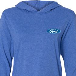 Mens Ford Shirt Ford Oval Pocket Print Lightweight Hoodie Tee Mens Ford Shirt Ford Oval Pocket Print Lightweight Hoodie Tee