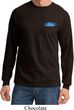 Mens Ford Shirt Ford Oval Pocket Print Long Sleeve Tee T-Shirt