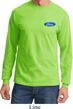 Mens Ford Shirt Ford Oval Pocket Print Long Sleeve Tee T-Shirt