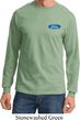 Mens Ford Shirt Ford Oval Pocket Print Long Sleeve Tee T-Shirt