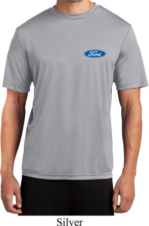 Mens Ford Shirt Ford Oval Pocket Print Moisture Wicking Tee T-Shirt
