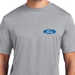 Mens Ford Shirt Ford Oval Pocket Print Moisture Wicking Tee T-Shirt Mens Ford Shirt Ford Oval Pocket Print Moisture Wicking Tee T-Shirt