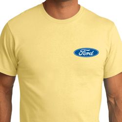Mens Ford Shirt Ford Oval Pocket Print Organic Tee T-Shirt Mens Ford Shirt Ford Oval Pocket Print Organic Tee T-Shirt