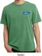 Mens Ford Shirt Ford Oval Pocket Print Pigment Dyed Tee T-Shirt