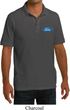 Mens Ford Shirt Ford Oval Pocket Print Pique Polo