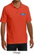 Mens Ford Shirt Ford Oval Pocket Print Pique Polo