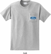 Mens Ford Shirt Ford Oval Pocket Print Pocket Shirt