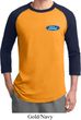 Mens Ford Shirt Ford Oval Pocket Print Raglan Tee T-Shirt