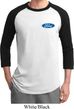Mens Ford Shirt Ford Oval Pocket Print Raglan Tee T-Shirt